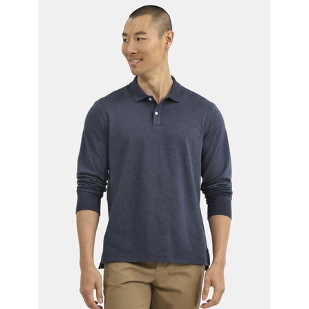 George Men’s and Big Men’s Interlock Polo Shirt, Sizes S-3XL