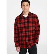 George Men's & Big Men's Knit Overshirt with Long Sleeves, Sizes S-3XL