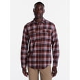 thumbnail image 1 of George Men's and Big Men's Double Pocket Flannel Shirt, Sizes XS-3XLT, 1 of 5