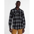 thumbnail image 1 of George Men's and Big Men's Double Pocket Flannel Shirt, Sizes XS-3XLT, 1 of 5