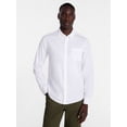 thumbnail image 1 of George Men's Poplin Shirt with Long Sleeves, Sizes S-3XL, LT-4XLT, 2XB-6XB, 1 of 5