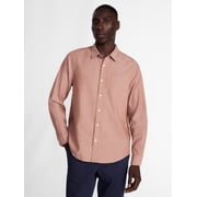 George Men's Poplin Shirt with Long Sleeves, Sizes S-3XL, LT-4XLT, 2XB-6XB