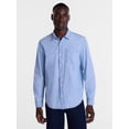 thumbnail image 1 of George Men's Poplin Shirt with Long Sleeves, Sizes S-3XL, LT-4XLT, 2XB-6XB, 1 of 5