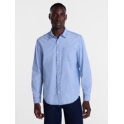 George Men's Poplin Shirt with Long Sleeves, Sizes S-3XL, LT-4XLT, 2XB-6XB