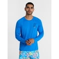 thumbnail image 1 of George Men's and Big Men's Printed Sun Shirt with Long Sleeves, UPF 50+, Sizes S-3XL, 1 of 5