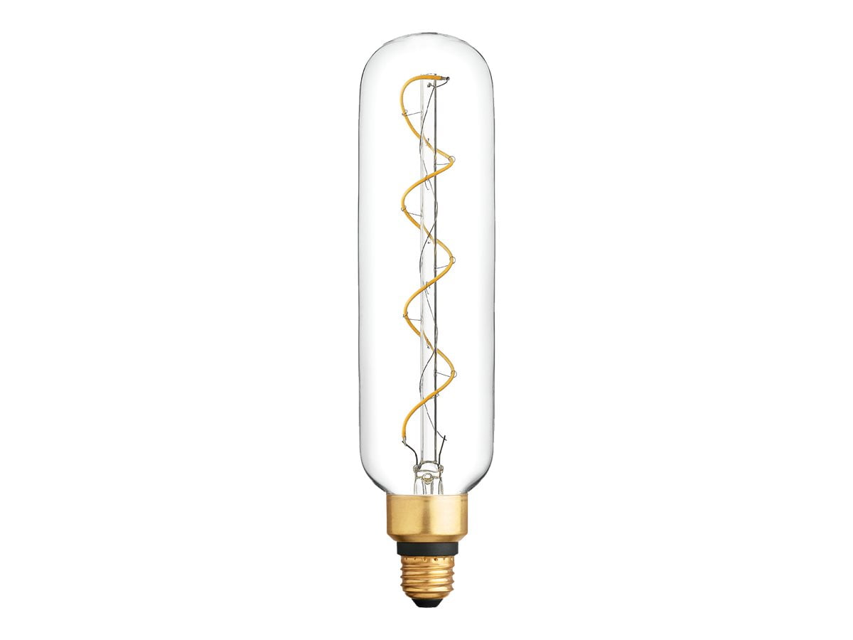 GE Large Vintage Style Spiral Filament 40-Watt Replacement Clear Finish T20 Tubular LED