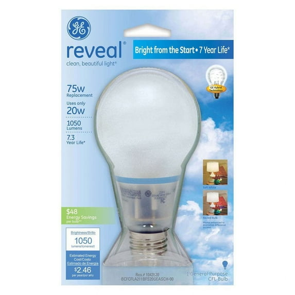 GE Lighting 20W A-Shape Light Bulb