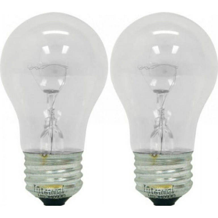 GE appliance 電球 40W A15 2個セット　90957 Set Of 3, Two Packs, GE APPLIANCE 40 watt Bulbs, 90957, A 15