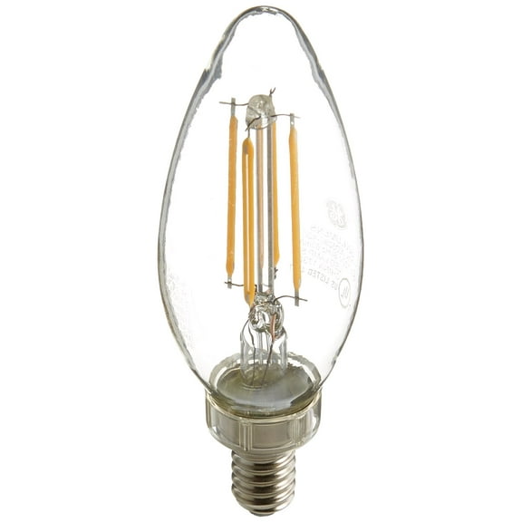 GE Lighting 234721 5W BC Decorative LED Light Bulb - Soft White Pack of 2