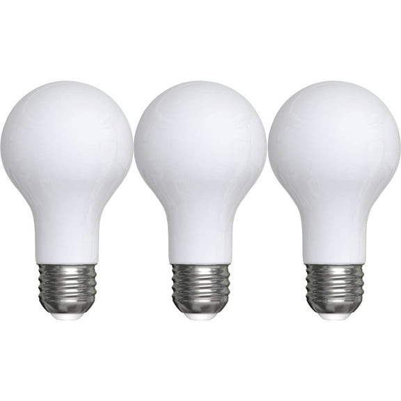 GE Lighting 31199 Frosted General Purpose Classic Shape A21 Daylight LED 13-Watt (100-Watt Replacement), 1520-Lumen Medium Base, 3-Pack, 3 Count