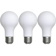 GE Lighting 31199 Frosted General Purpose Classic Shape A21 Daylight LED 13-Watt 100-Watt Replacement, 1520-Lumen Medium Base, 3-Pack, 3 Count