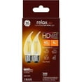 thumbnail image 1 of GE Relax HD Soft White 40W, Clear Candle Lights, CA11 Light Bulbs (2 Pack), 1 of 5