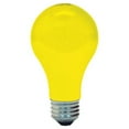 GE Lighting 61435 Incandescent A19 Yellow Bug Light Bulb, 90W, 2Pack