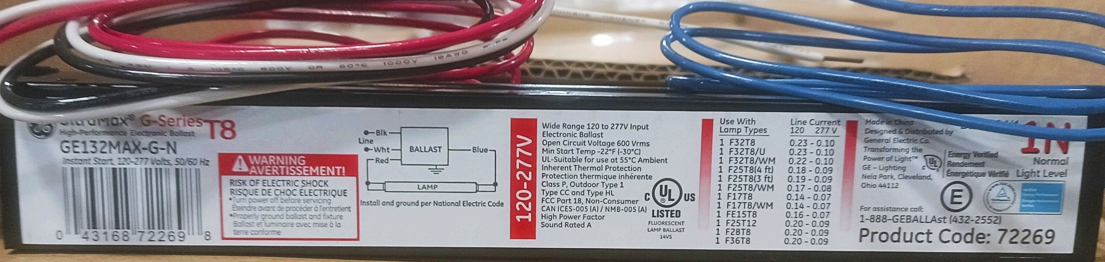 GE Lighting 72269 GE132MAXGN (Replaces GE132MVN) UltraMax Multi