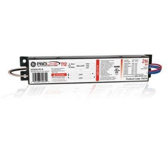 GE Lighting 74474 GE260IS-MV-N 120/277-Volt Multi-Volt ProLine Electronic Fluorescent T12 Instant Start Ballast 2 or 1 F96T12 to F48T12 Lamps by GE Lighting