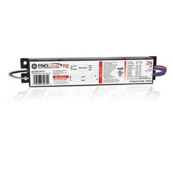 GE Lighting 74474 GE260IS-MV-N 120/277-Volt Multi-Volt ProLine Electronic Fluorescent T12 Instant Start Ballast 2 or 1 F96T12 to F48T12 Lamps by GE Lighting