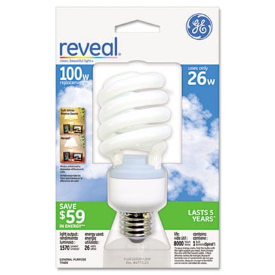 GE Reveal 26W CFL T3 Bulb