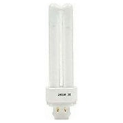 GE Lighting 97596 13-Watt CFL Plug-In Double Biax Ecolux T4 Light Bulb 3500K,...