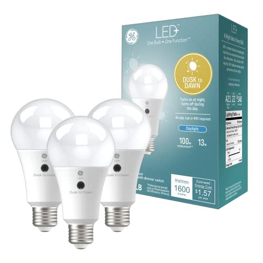 GE Lighting LED+ Dusk .. .. to Dawn LED .. Light .. Bulbs with