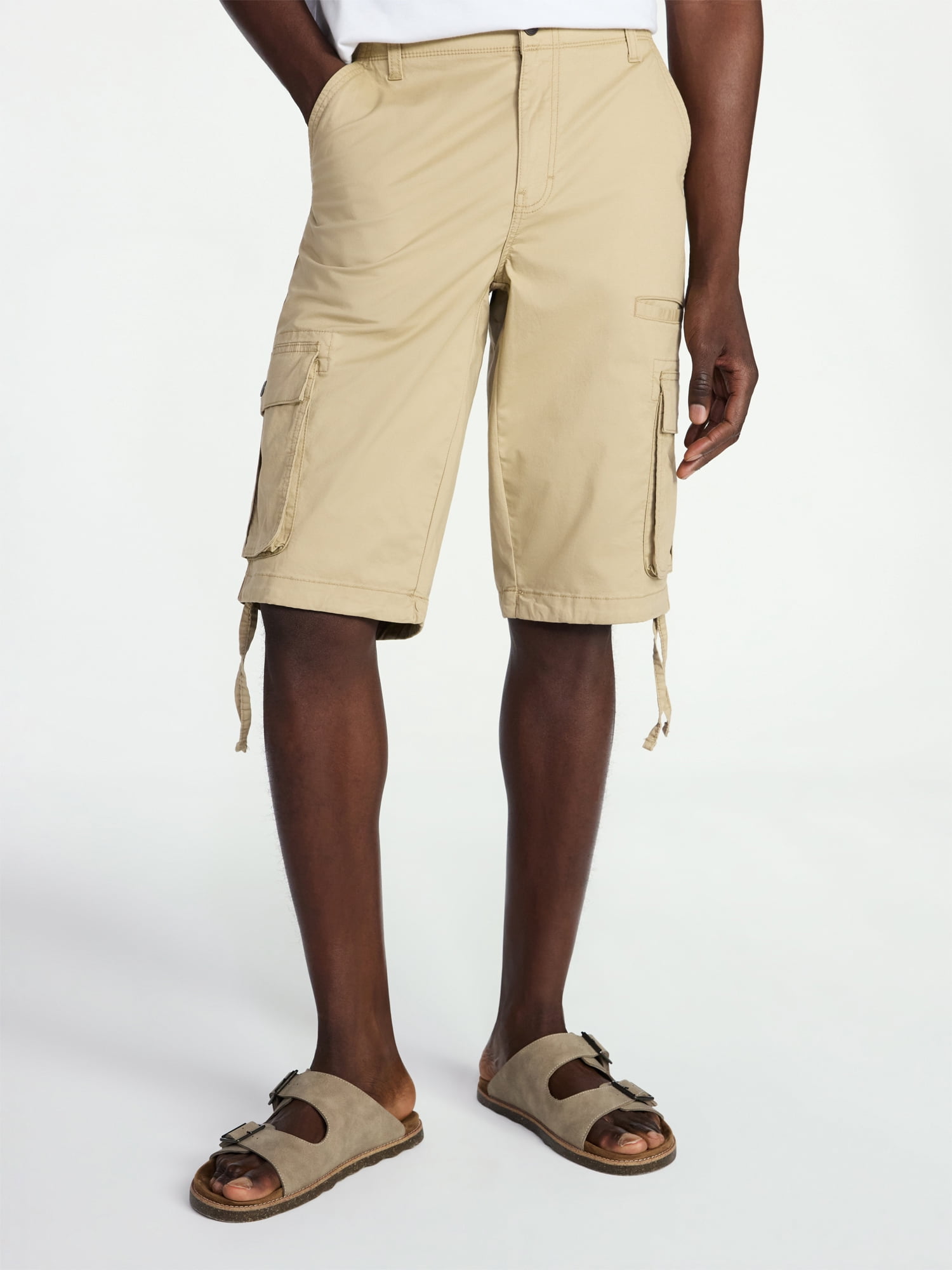 George Men's Relaxed Fit Messenger Cargo Shorts, 14" Inseam, Sizes 28-54