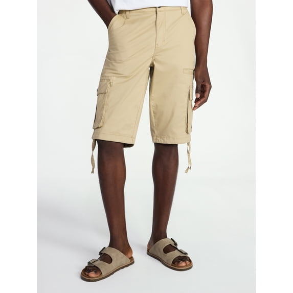 George Men's Relaxed Fit Messenger Cargo Shorts, 14" Inseam, Sizes 28-54