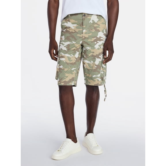 George Men's Relaxed Fit Messenger Cargo Shorts, 14" Inseam, Sizes 28-54