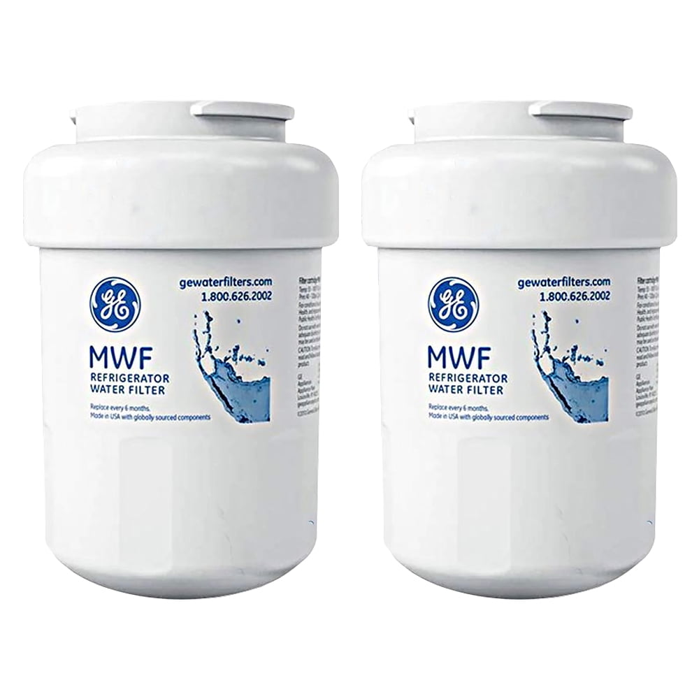 GE MWF Water Filter For GE Refrigerators, MWFP 469991 GWF HWF (2 Pack