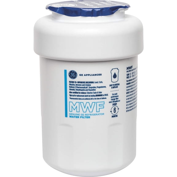 GE MWFP3PK SmartWater MWF Refrigerator Water Filter, 3 Pack