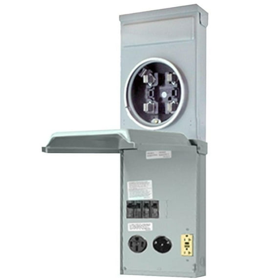 Metered RV Electrical Panel 50 Amp RV 20 Amp Gfci Receptacle 2-Space 2-Circuit: GE1LM532SS