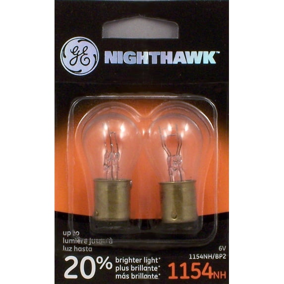 GE NIGHTHAWK 1154 Replacement Bulbs, (2 Pack)
