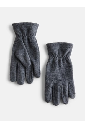 Men's Paneled Fleece Gloves, One Size