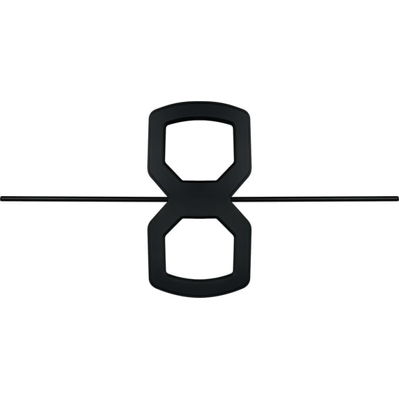 General Electric OptimaMax HD Outdoor/Attic Antenna, Dualcore, Black, 81839