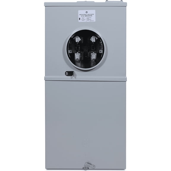 GE Outdoor Combination Main Breaker Load Center - Pack of 2 Home & Garage Storage, Stackable Design