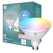 GE PAR38 LED+ Color Changing LED Light Bulb, 90 Watts, Outdoor Floodlight, 1pk