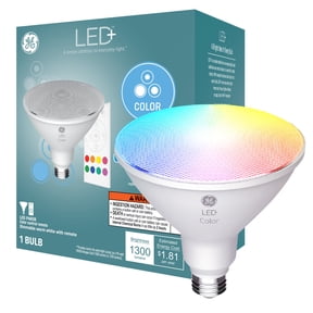 GE PAR38 LED+ Color Changing LED Light Bulb, 90 Watts, Outdoor Floodlight, 1pk