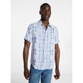 thumbnail image 1 of George Men's Patchwork Shirt with Short Sleeves, Sizes S-5XL, 1 of 5