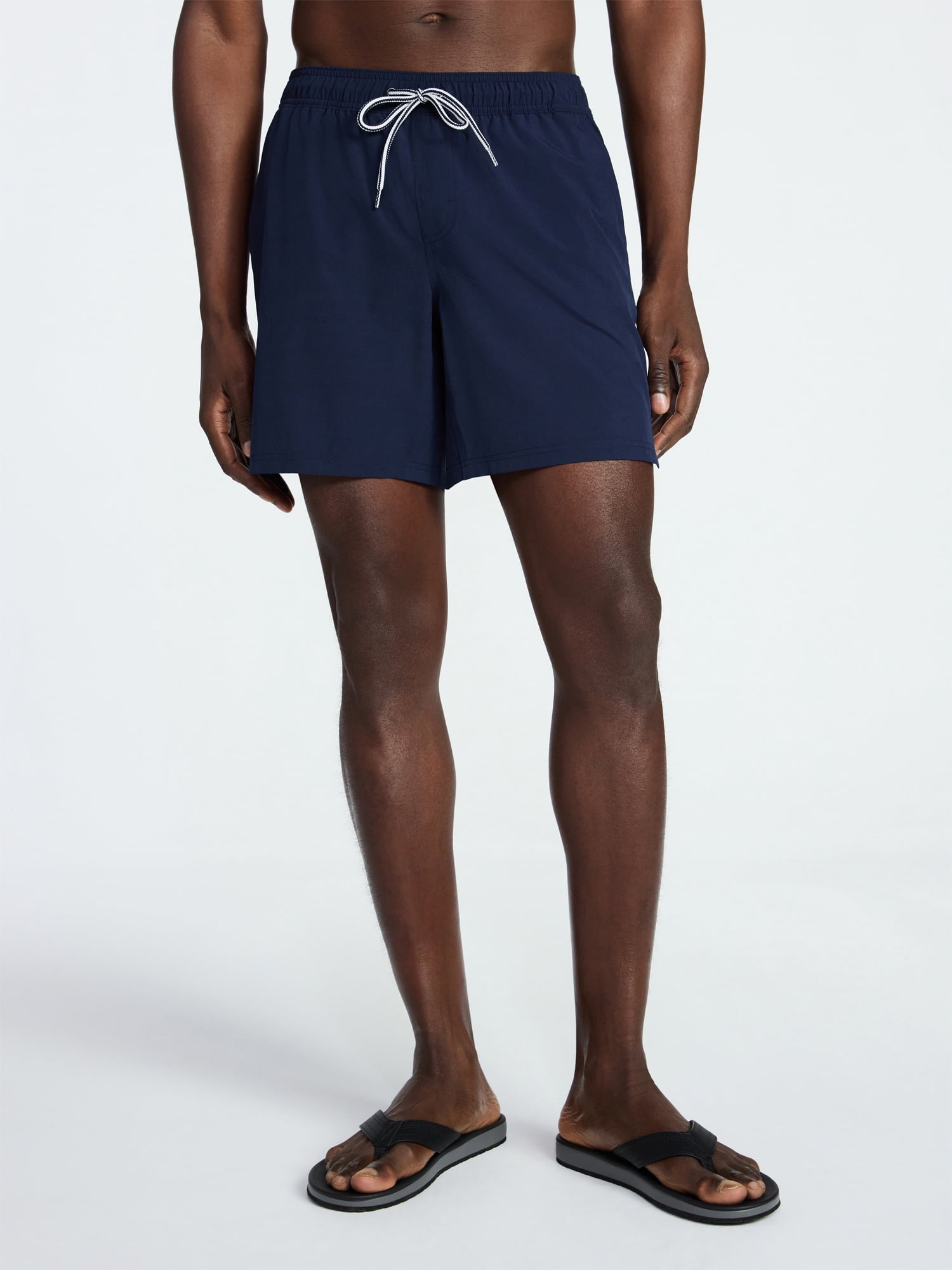 George Men's and Big Men's Performance Lined Swim Trunks, 5" Inseam, Sizes S-3XL