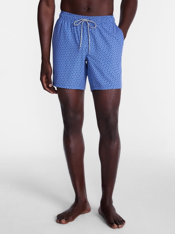 Men's and Big Men's Performance Lined Swim Trunks, 5" Inseam, Sizes S-3XL