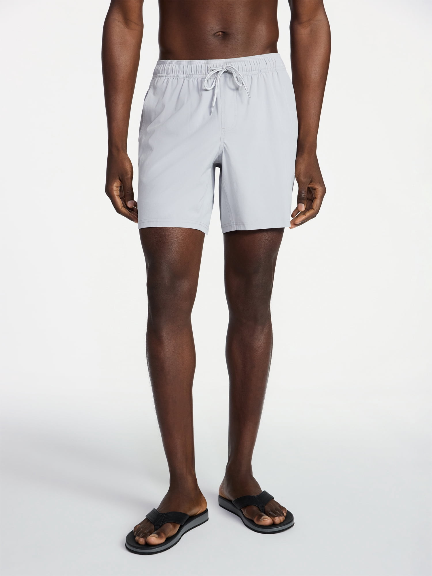 George Men's and Big Men's Performance Lined Swim Trunks, 5" Inseam, Sizes S-3XL