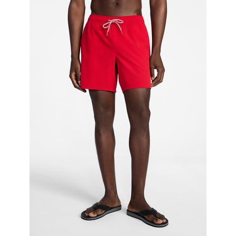 Men's and Big Men's Performance Lined Swim Trunks, 5" Inseam, Sizes S-3XL