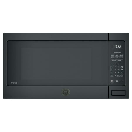 GE Profile - 2.2 Cu. Ft. Microwave - Black on black