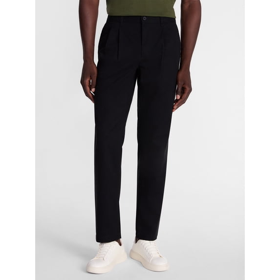 George Men's Straight Fit Pleated Pants, Sizes 28-48
