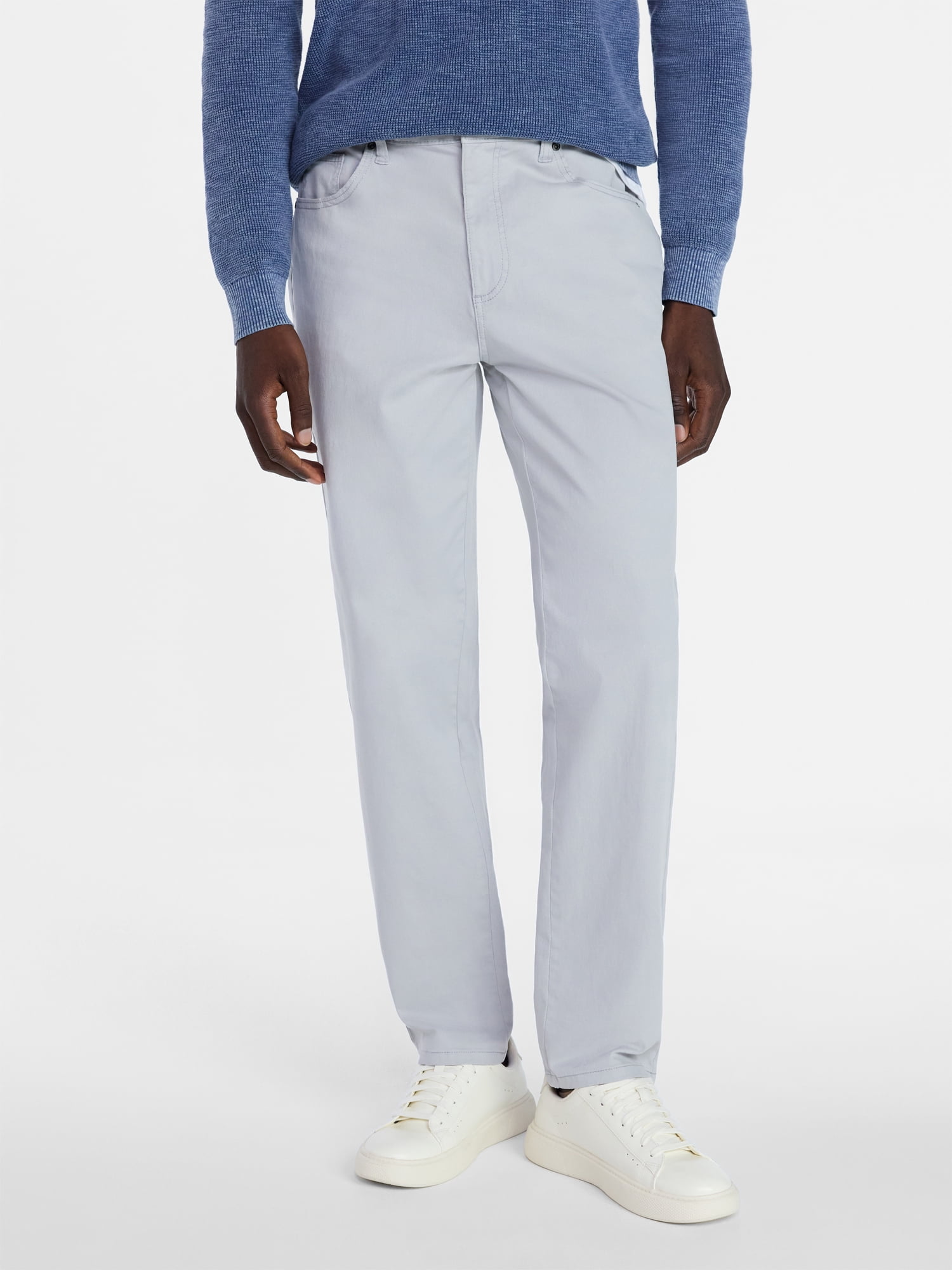 George Men's & Big Men's Slim Fit Premium 5 Pocket Pants, Sizes 29-44