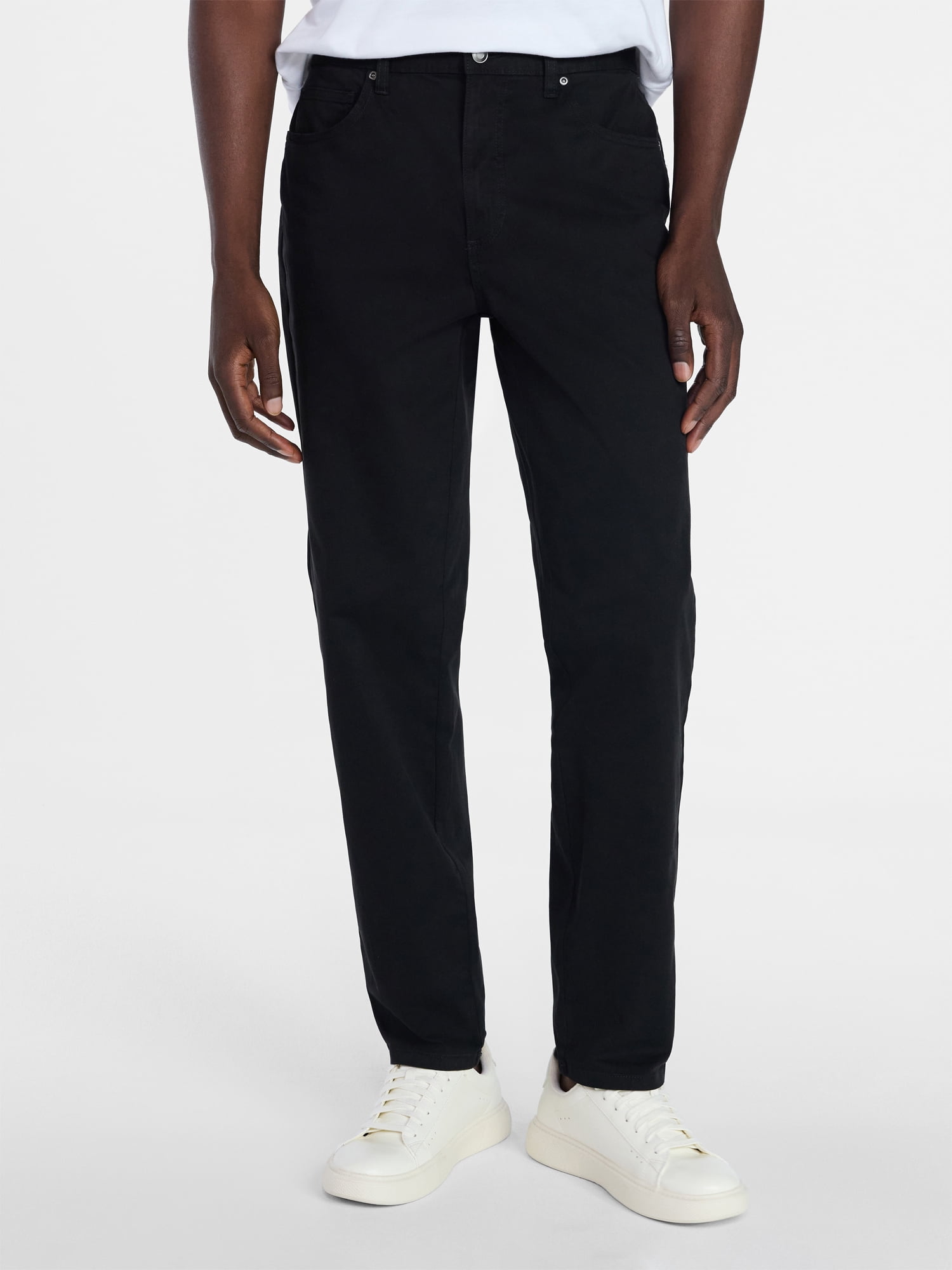 George Men's & Big Men's Slim Fit Premium 5 Pocket Pants, Sizes 29-44