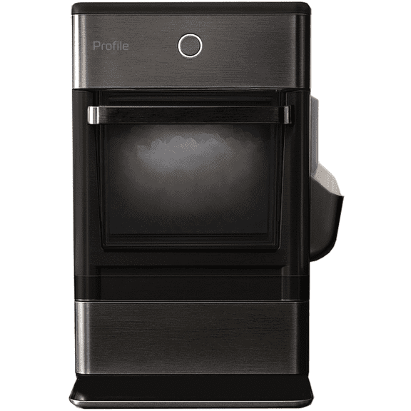 Open Box GE PROFILE OPAL 15" 33 LB COUNTERTOP ICE MAKER - BLACK STAINLESS STEEL