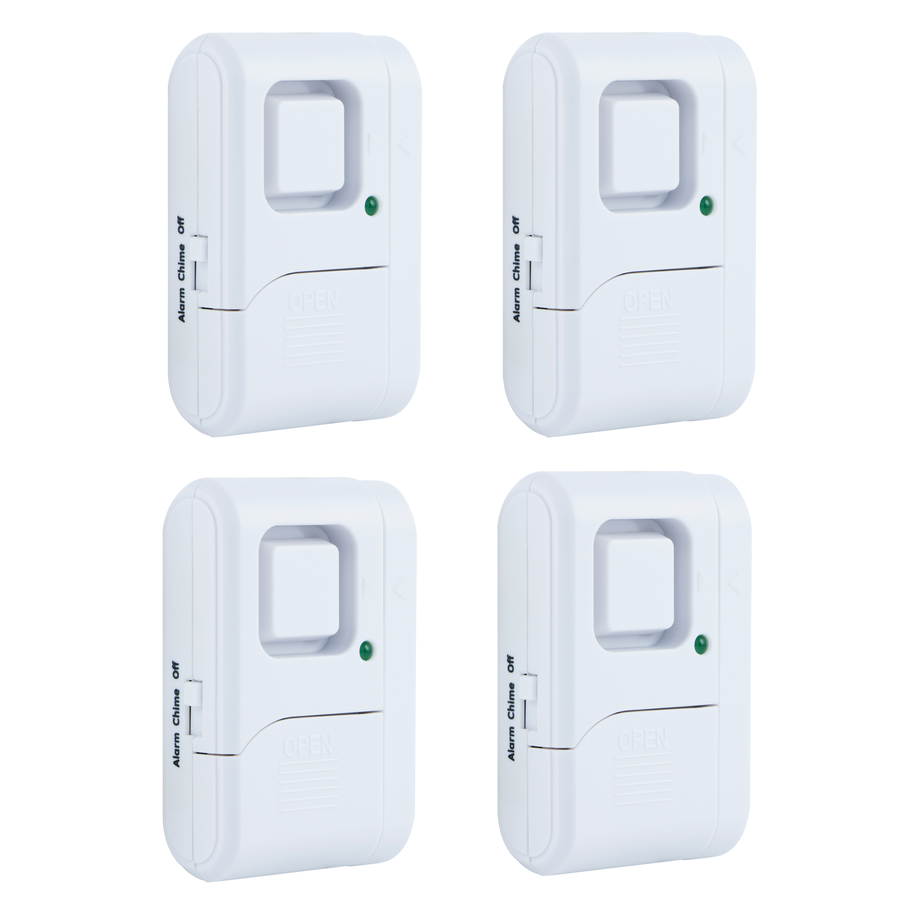 GE Personal Security Window/Door Alarm, 4-Pack, Battery Operated, 45174 - image 1 of 7