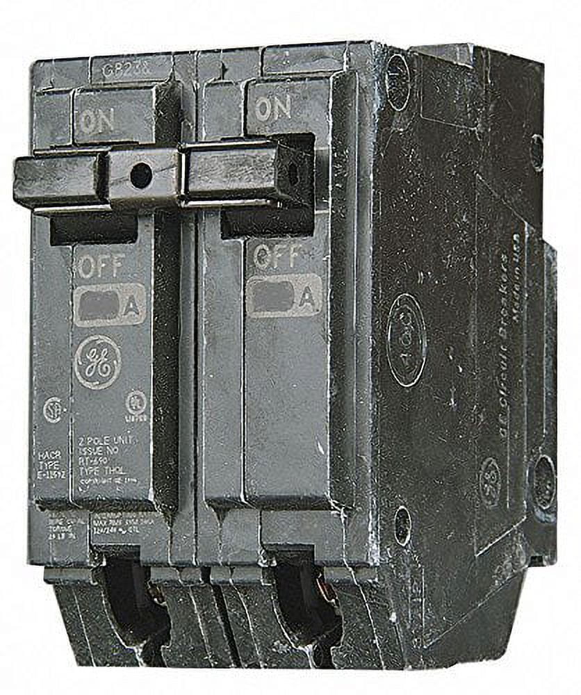 GE Plug in Circuit Breaker, THQL, Number of Poles 2, 20 Amps, 120