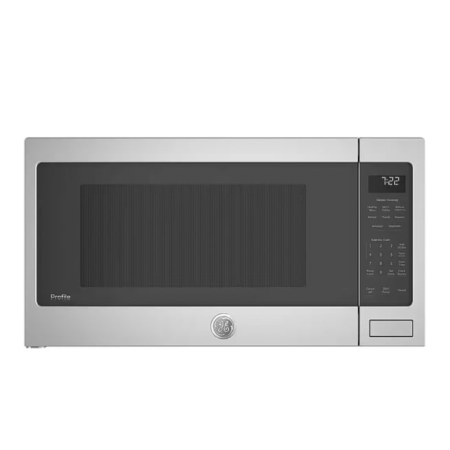GE Profile 2.2 cu. ft. Stainless Steel Countertop Microwave with Smart ...