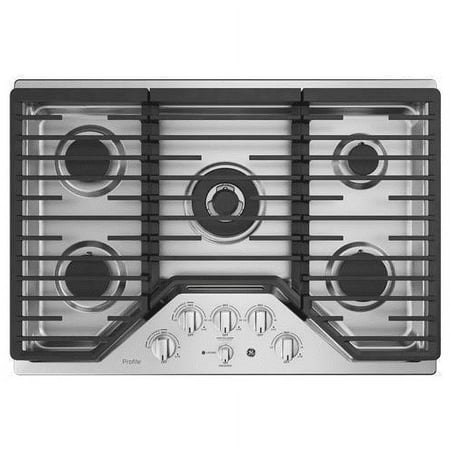 GE Profile - 30" Built-In Gas Cooktop - Stainless steel