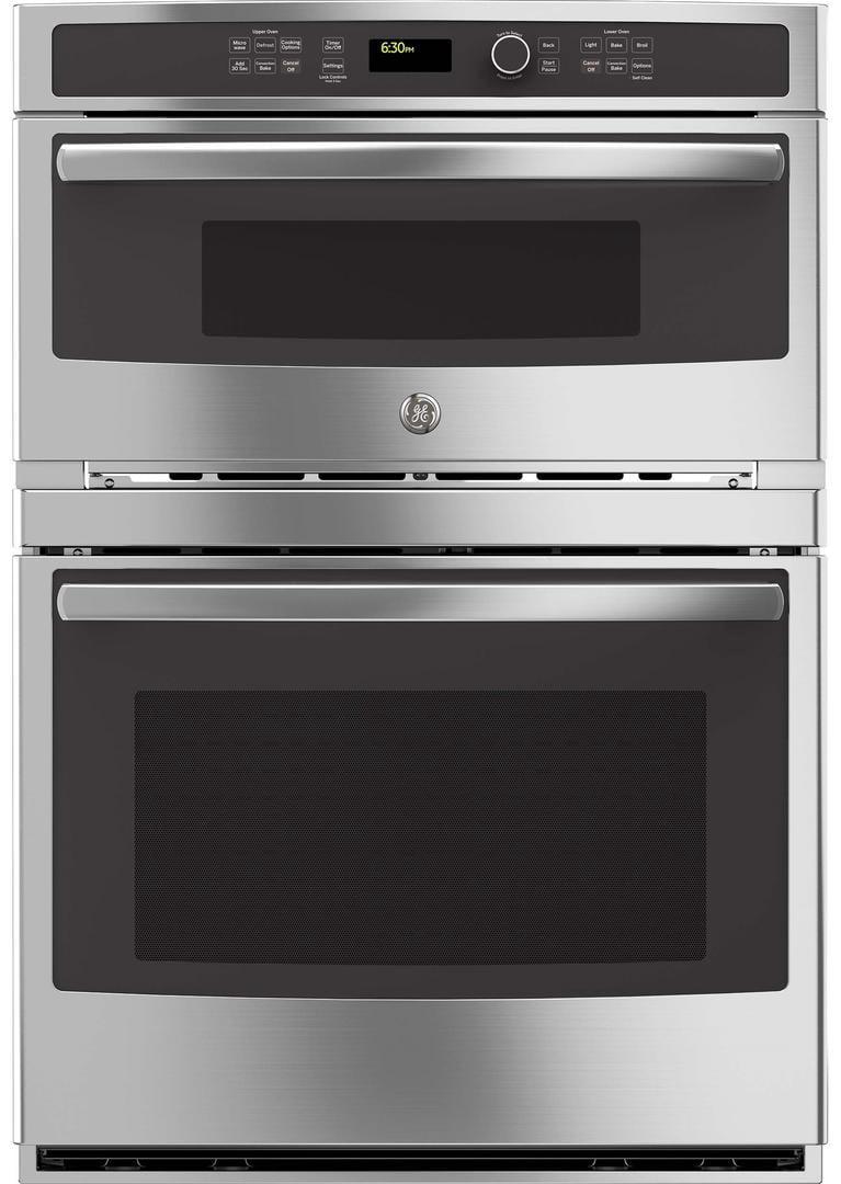 GE Appliances PT7800SHSS 30 Inch Electric Double Wall Oven/Microwave Combo Stainless Steel